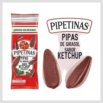 PIPAS DE GIRASOL SABOR KETCHUP 38G X 28PCS