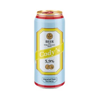 CODY 'S BIERE CITRON VODKA  5.9?  50CL X 24